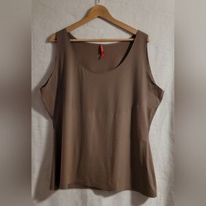 SPANX Thinstincts Tank Top Shapewear Bodice Cami Taupe Brown 3X